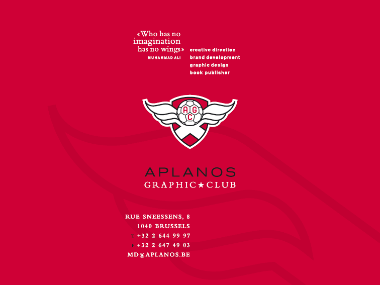 Aplanos Graphic Club | creative direction - brand development - graphic design - book publisher